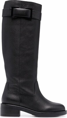 Sergio Rossi Prince leather knee-high boots