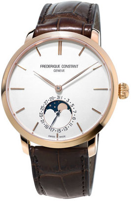 Frederique Constant Gents Slimline Manufacture Moonphase Watch
