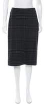 Thumbnail for your product : Adam Lippes Plissé Knee-Length Skirt