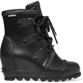 Thumbnail for your product : Sorel Rubber Wedge Ankle Boots