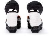 Thumbnail for your product : Castaner By Missoni Carina Black And White Fabric Wedge Sandal