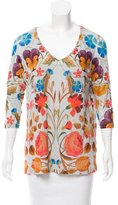 Thumbnail for your product : Temperley London Printed Long Sleeve Top