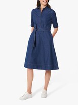 Thumbnail for your product : Hobbs London Denim Knee Length Dress, Blue