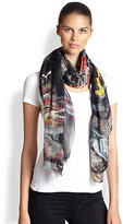Thumbnail for your product : Yigal Azrouel Cartoon Jagger Modal & Cashmere Scarf