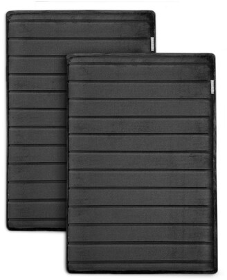 Charcoal-Infused Memory Foam Bath Mat Collection