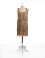 Thumbnail for your product : Muse Belted Fringe Dress