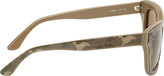 Thumbnail for your product : Valentino Olive Drab Safari Camo Sunglasses
