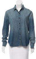 Thumbnail for your product : J Brand Chambray Button-Up Top w/ Tags