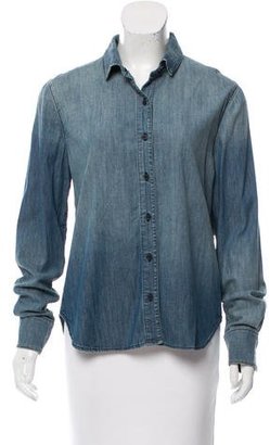 J Brand Chambray Button-Up Top w/ Tags