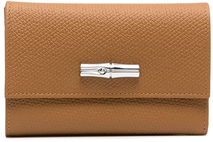 longchamp compact wallet