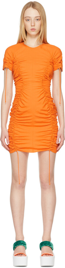 stella mccartney orange dress