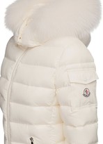 Thumbnail for your product : Moncler Bady Nylon Laque Down Jacket W/ Fur