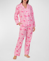 Thumbnail for your product : Bedhead Pajamas Animal-Print Organic Cotton Pajama Set