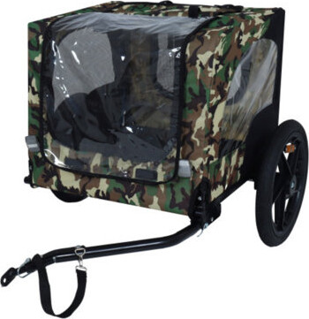 PRIME PLUMBING INCORPORATED Pet Bike Trailer Dog Cart for Bicycle,Suitable for Small and Medium Pets, Easy Folding Cart Frame, Quick Release Wheel, Non-Slip Floor, Internal Leash