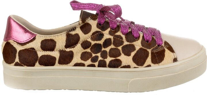 Juliana Heels Animal Print Sneakers Giraffe Pattern- Larissa - ShopStyle