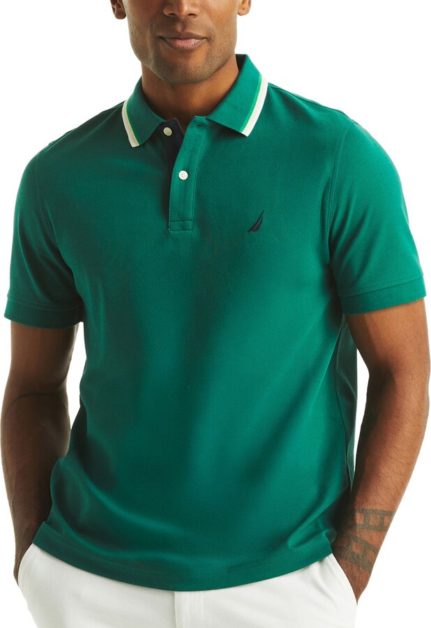 Nautica Men's Textured Polo Shirt