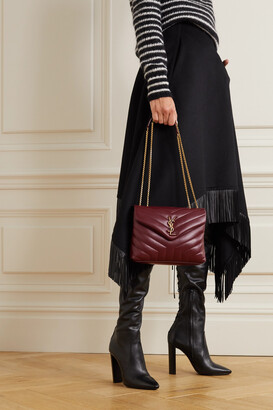 Saint Laurent Loulou Small Leather Shoulder Bag