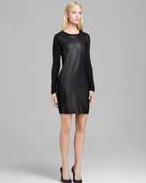 Thumbnail for your product : Vince Dress - Leather Panel