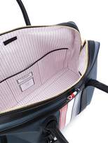 Thumbnail for your product : Thom Browne Day Bag With Red, White And Blue Leather Stripe In Mackintosh