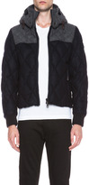 Thumbnail for your product : Moncler Labastide Quilted Wool Jacket