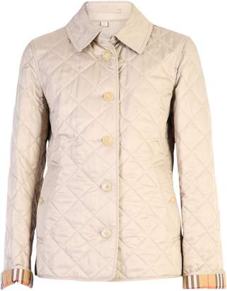 Burberry Beige Frankie Quilted Jacket
