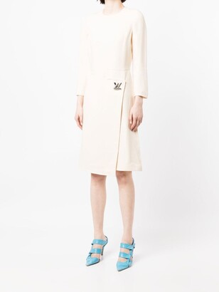Louis Vuitton 2010s Wrap Skirt Knee-Length Dress