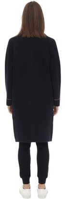 Thom Browne Long Overwashed Wool & Cashmere Coat