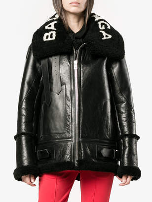 Balenciaga Le Bombardier leather jacket