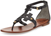 Thumbnail for your product : Tory Burch Phoebe Logo Thong Sandal, Black