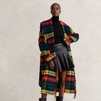 ralph lauren plaid coat