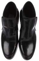 Thumbnail for your product : Celine Leather Round-Toe Ankle Boots w/ Tags
