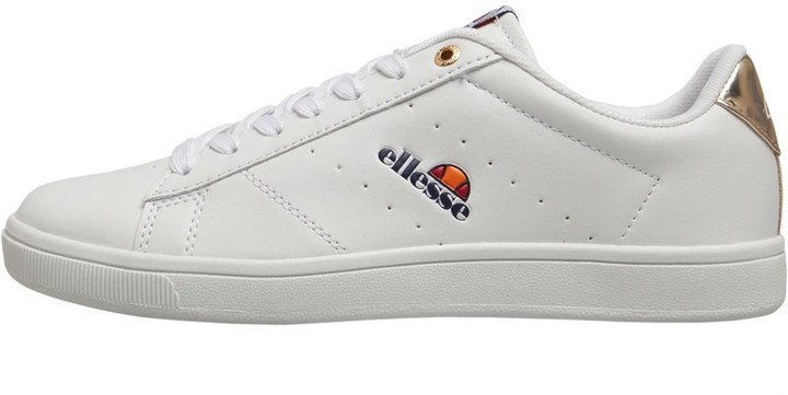 womens white ellesse trainers