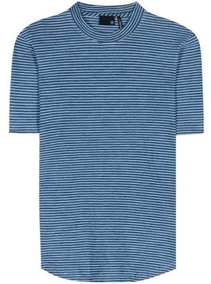 AG Jeans Cone striped cotton T-shirt