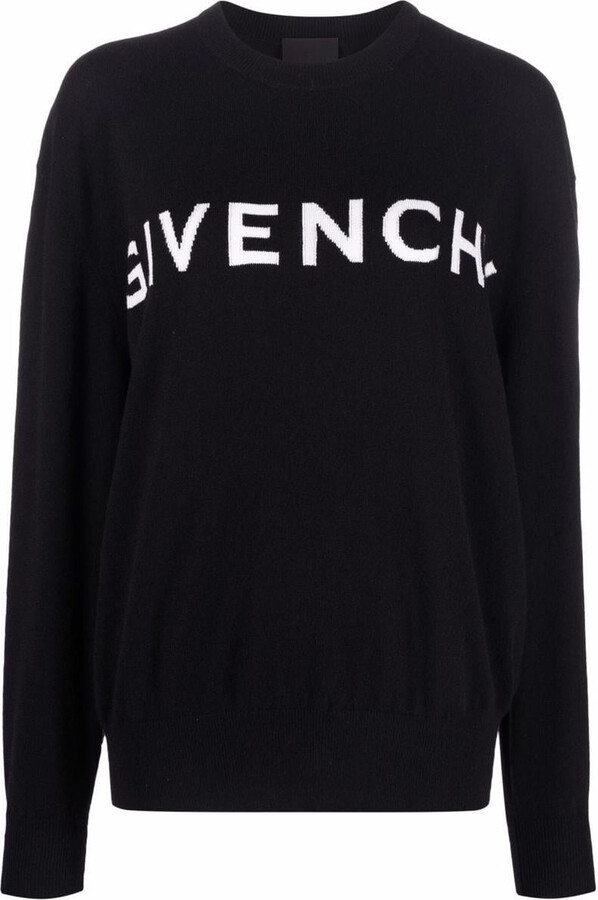 Givenchy Logo cashmere sweater - ShopStyle