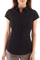 Thumbnail for your product : JCPenney Worthington Essential Short-Sleeve Shirt