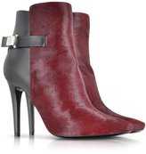 Thumbnail for your product : Proenza Schouler Bordeaux Kebir Haircalf and Rubber Ankle Boot