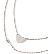 Thumbnail for your product : Forever 21 heart and arrow necklace set