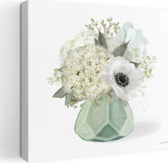 Red Barrel Studio Anemones And Hydrangeas Contemporary Hydrangea Spring Flower Art