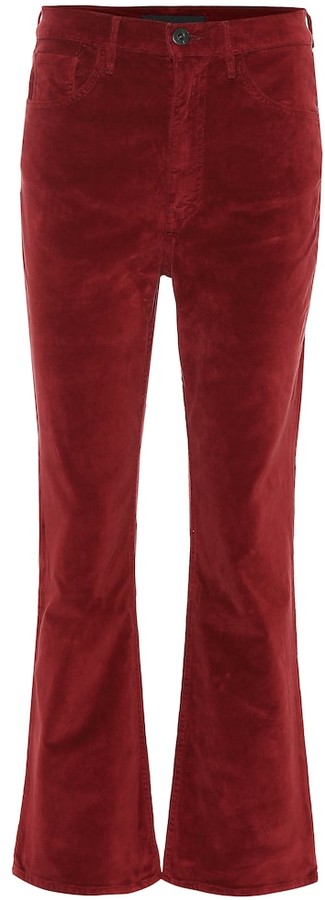 red velvet jeans