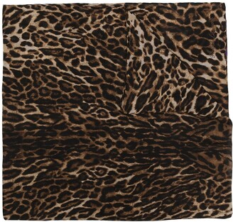 Ralph Lauren Collection Leopard-Print Cashmere Scarf - ShopStyle Scarves &  Wraps