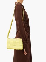 Thumbnail for your product : Bottega Veneta Cassette Small Intrecciato Leather Cross-body Bag - Yellow