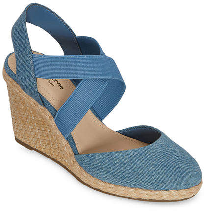 liz claiborne womens hardie wedge sandals