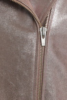 Thumbnail for your product : Veda Glittered Leather Biker Jacket