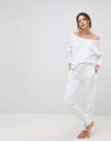 Thumbnail for your product : ASOS Tall TALL LOUNGE Raw Edge Off Shoulder Sweat