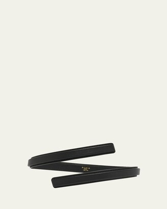 Alaia Multi slim leather belt - ShopStyle
