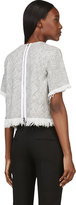 Thumbnail for your product : Alexander Wang T by Grey Cotton Burlap Frayed & Cropped Shirt