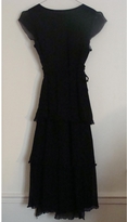 Thumbnail for your product : Les Petites Black Silk Wrap Dress