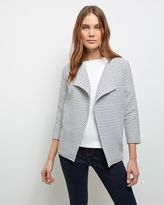 Thumbnail for your product : Jaeger Jersey Breton Cardigan