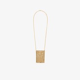 Thumbnail for your product : Paco Rabanne Gold Tone Mesh Pendant Necklace