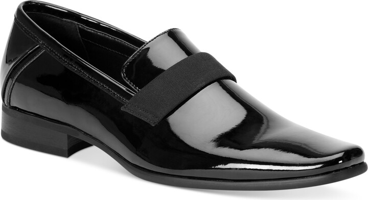 Calvin Klein Men's Bernard Patent Leather Tuxedo Dress Shoes Men's Shoes -  ShopStyle